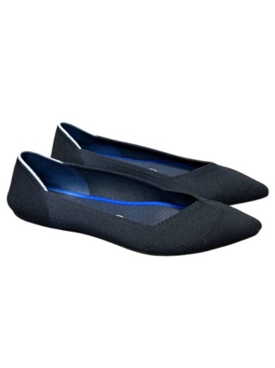 Rothy's Shoes - Rothy's The Point Ballet Flat Women's Size 9 Black Solid Knit Shoes Slip On